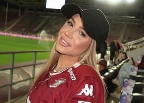 Apariția serii la Rapid - U Cluj! Fiica lui Marius Șumudică a cucerit Internetul