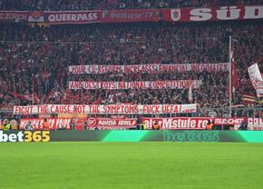 Protest în prima seară cu noul format de Liga Campionilor: „Du-te dracului, UEFA!”