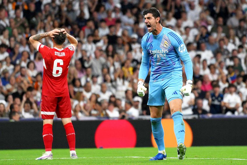 Thibaut Courtois, imbatabil în Real Madrid - Stuttgart // foto: Guliver/gettyimages