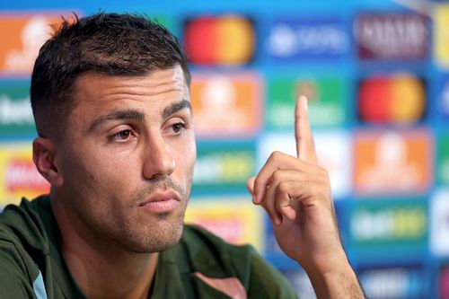 Rodri, înainte de Manchester City - Inter // foto: Guliver/gettyimages