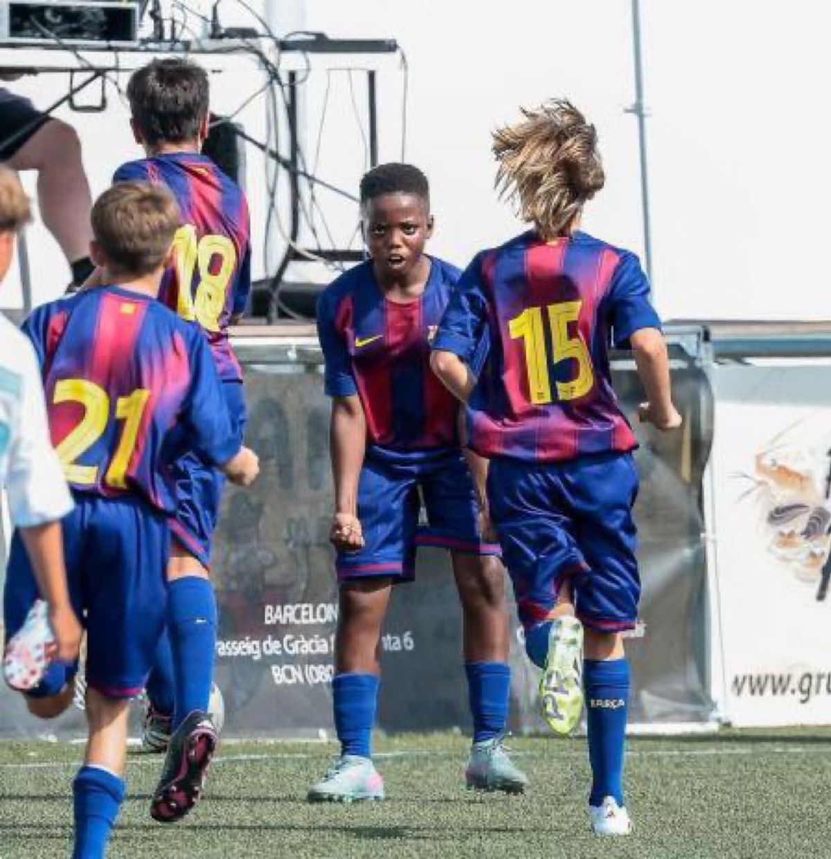 Destiny Kosiso Ejiofor, noua senzație din academia Barcelonei. Foto: X.com