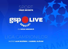 E seară de Liga Campionilor în studioul GSP Live Special » Mihai Mironică, Alin Buzărin și Gabriel Glăvan analizează meciurile din prima etapă