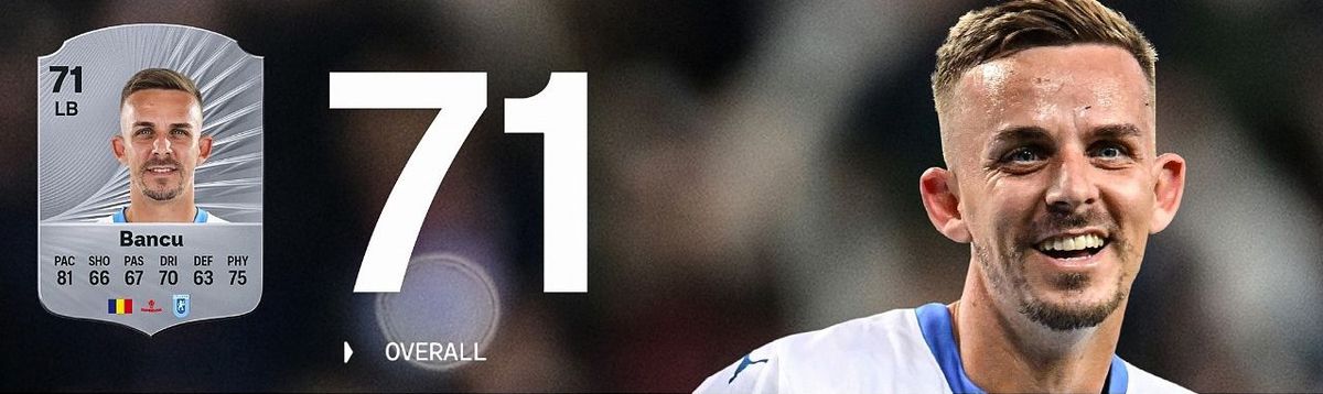 Cine sunt cei mai buni jucători din Superliga în noul EA FC 26