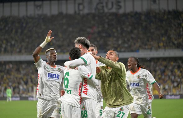 Fără Ianis Hagi, Alanyaspor a obținut un rezultat mare pe terenul lui Fenerbahce