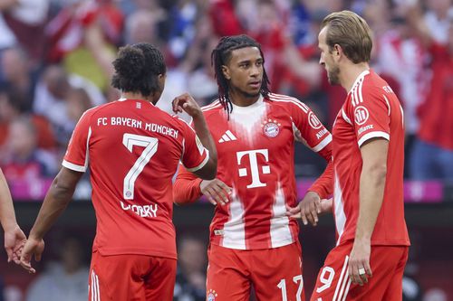 Serge Gnabry (stânga), Michael Olise (centru) și Harry Kane (dreapta) / Foto: Imago Images