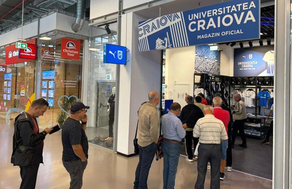 „Erupe vulcanul” de pe Oblemenco! Câte pachete a vândut Craiova în 4 zile pentru Conference » Cozi la casele de bilete la primele ore