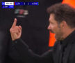 Diego Simeone, gesturi obscene spre suporterii lui Liverpool