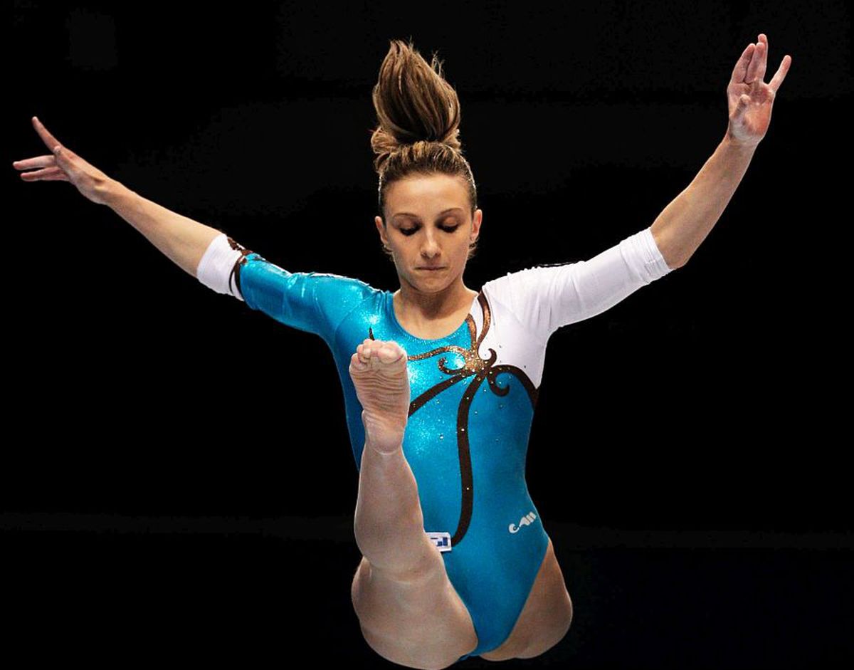 Ultima campioană mondială a României la gimnastică, imagini spectaculoase: „Sper să ajung celebră ca Van Damme”