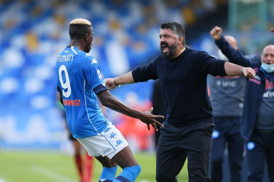 Napoli a reușit o repriză de vis în duelul cu Atalanta, marcând 4 goluri din 12 șuturi trimise pe spațiul porții.