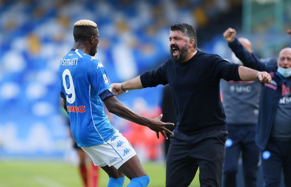 NAPOLI - ATALANTA 4-1. VIDEO + FOTO Lecție de fotbal predată de Gattuso! Napoli a urcat pe podium în Serie A