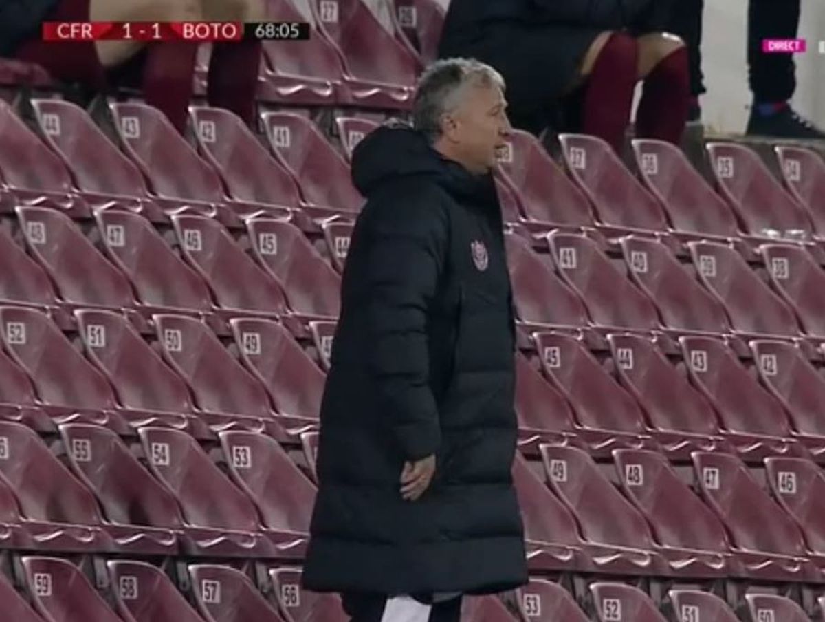 FOTO Dan Petrescu, trimis în tribune de Sebastian Colțescu! De ce s-a enervat antrenorul campioanei