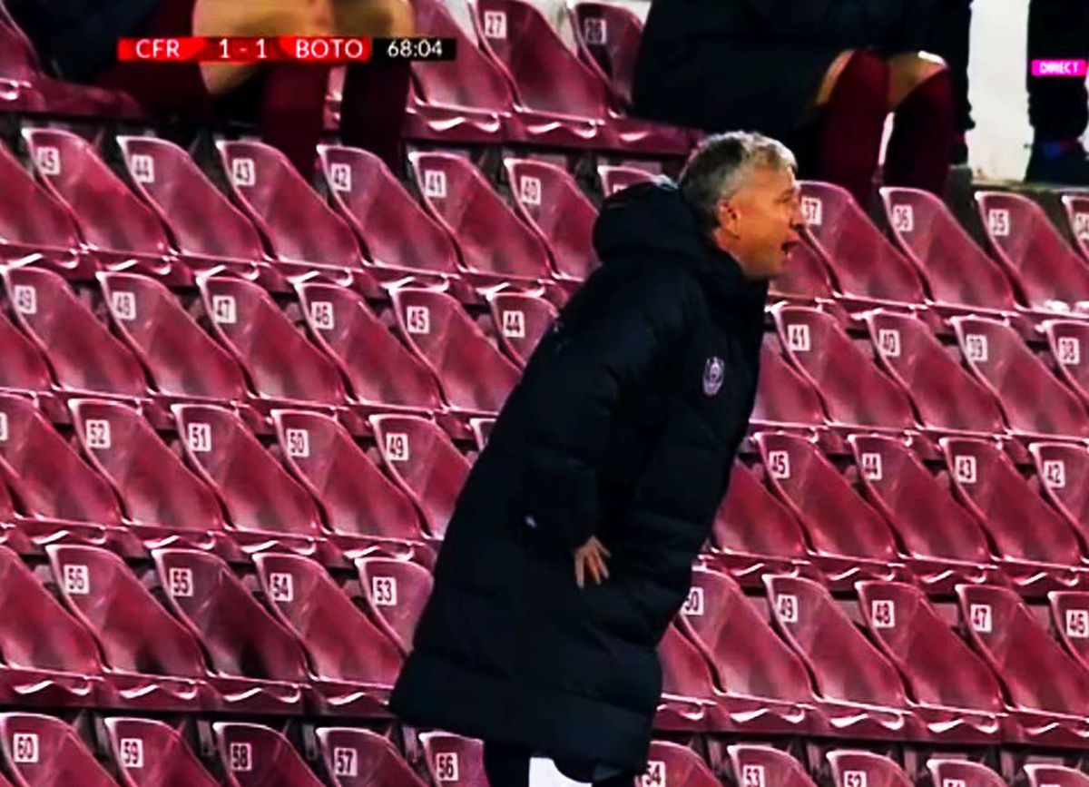 FOTO Dan Petrescu, trimis în tribune de Sebastian Colțescu! De ce s-a enervat antrenorul campioanei