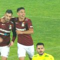 Cristi Manea (24 de ani), fundașul dreapta al celor de la CFR Cluj, a comis o greșeală flagrantă în minutul 27 al partidei cu Rapid, la golul marcat de Adrian Bălan (31 de ani).