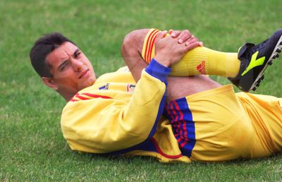 Episod neștiut cu violentul Ionel Ganea: bătaie în seara barajului pierdut cu Slovenia. „Mi-a dat un pumn și a sărit pe mine. Mi-a învinețit ochiul. Mi-au pus o șapcă să nu vadă Hagi”