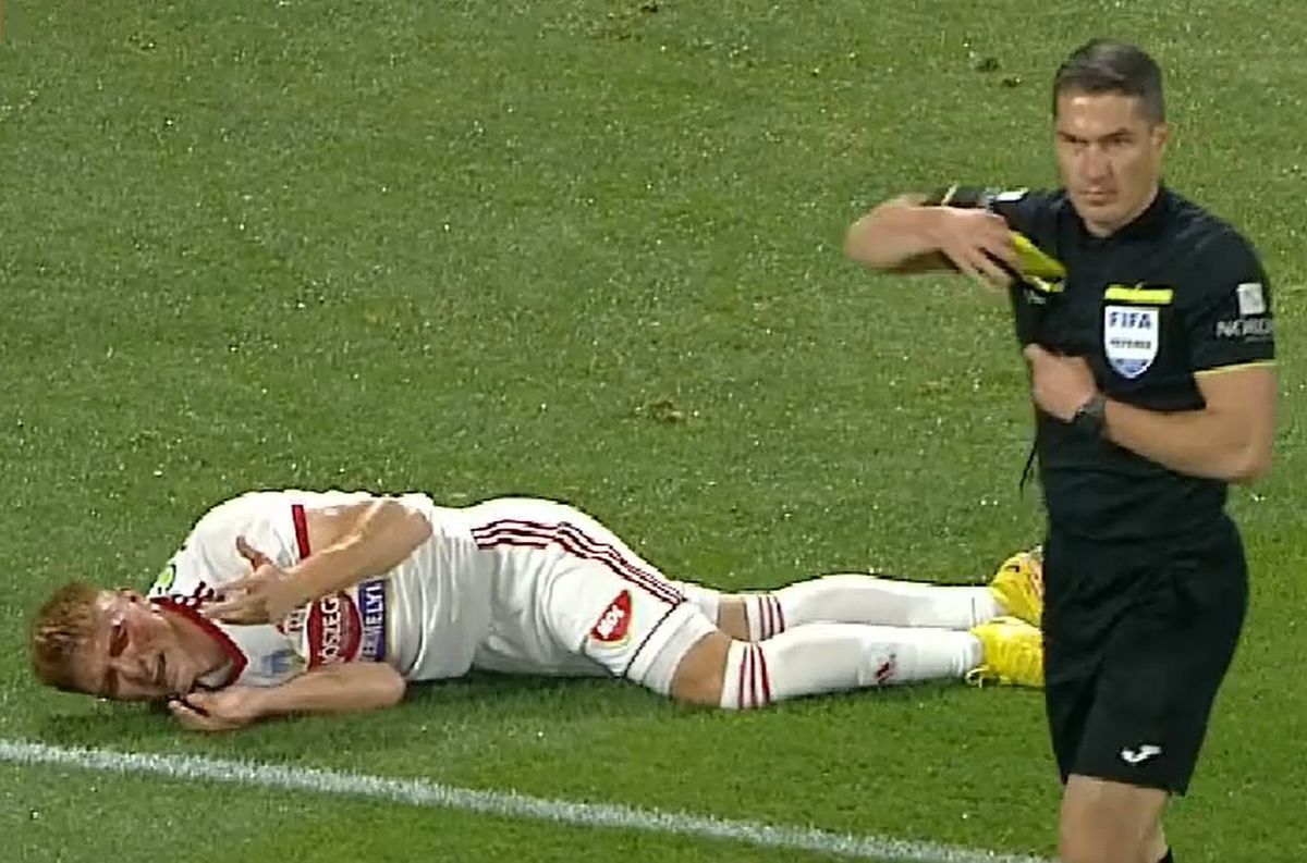 Greșeală de arbitraj în CFR Cluj - Sepsi: „Ai dovada la fața locului!” + cum arată rana „victimei”