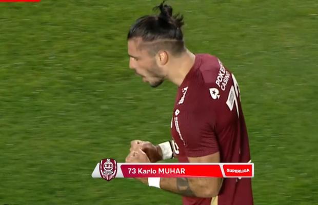 Muhar și Boateng, perechea letală a campioanei CFR Cluj » Cum au combinat la reușita decisivă din victoria cu Sepsi
