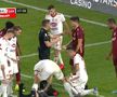Momentul de panică din CFR Cluj - Sepsi, taxat în direct pe transmisiune: „Jucătorii ăștia n-au și ei părinți acasă?!”