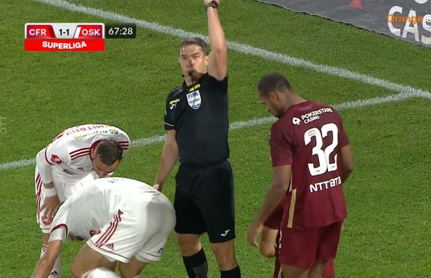 Momentul de panică din CFR Cluj - Sepsi, taxat în direct pe transmisiune: „Jucătorii ăștia n-au și ei părinți acasă?!”