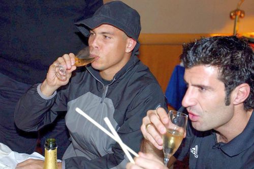 Ronaldo și Luis Figo. Foto: Getty Images