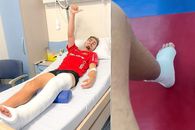 Dragoș Iancu se antrenează din nou cu mingea, la nici 3 luni de la operație!