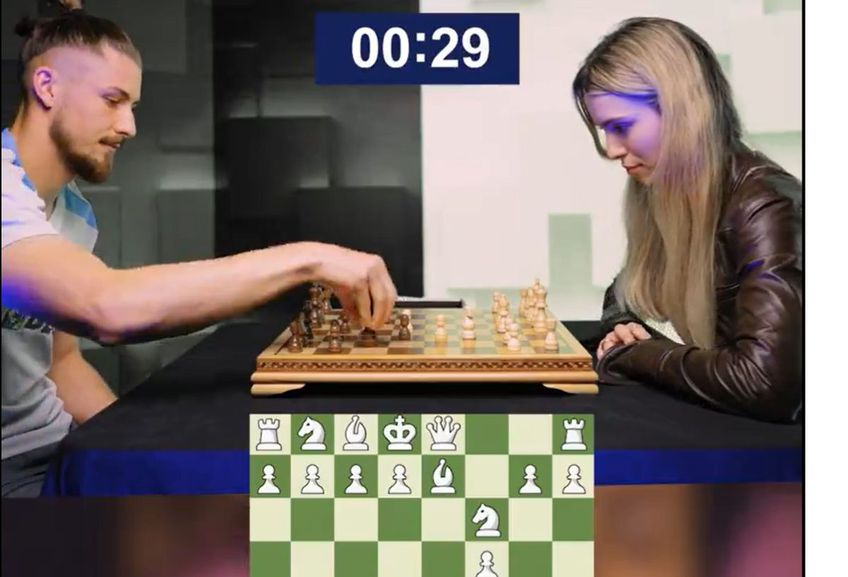 Radu Drăgușin vs Anna Cramling / Foto: captură