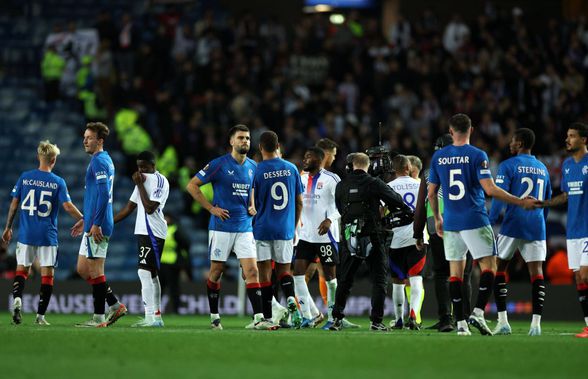 Rangers, sancționată de UEFA înaintea meciului cu FCSB » Reacția clubului: „Este nedrept”