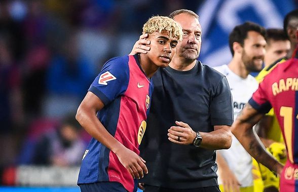 Hansi Flick neagă conflictul cu Laporta: „Mizerii! Minte cine spune că mi-a fost impusă titularizarea lui Lamine”