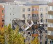 Urmările exploziei din blocul de pe Calea Rahovei