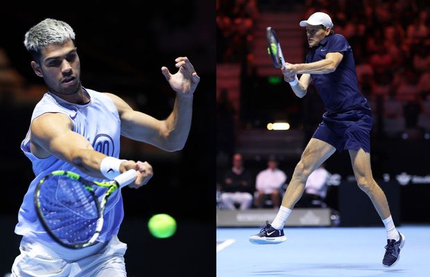 Carlos Alcaraz și Jannik Sinner, un nou duel într-o finală! Primii doi jucători ai lumii luptă pentru 4,5 milioane de dolari