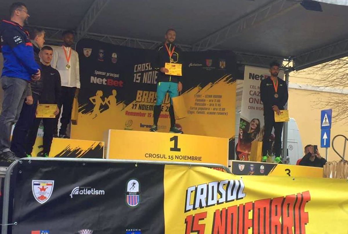 FOTO Românul Nicolae Soare a produs surpriza la ediția a 30-a a Crosului „15 Noiembrie”