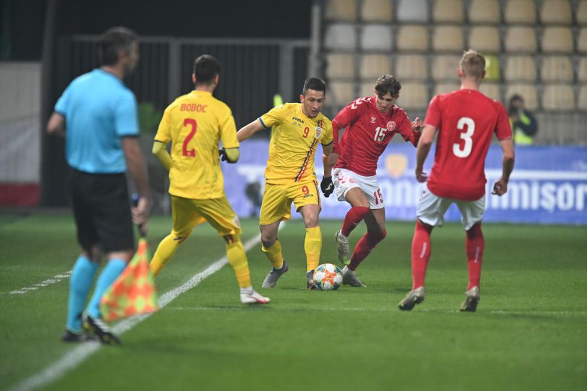 ROMÂNIA U21 - DANEMARCA U21 1-1. Note GSP » Mijlocașii de la FCSB, printre cei mai buni de pe teren + Cine a primit cea mai mare notă din echipa lui Adi Mutu