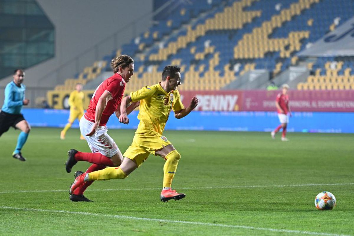 ROMÂNIA U21 - DANEMARCA U21 1-1. Căpitanul Ianis Hagi dă asigurări după calificarea la EURO: „Cu siguranță nu vom dezamăgi, am făcut țara mândră!”