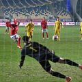 Alexandru Pașcanu a comis faultul care a dus la penalty-ul danezilor