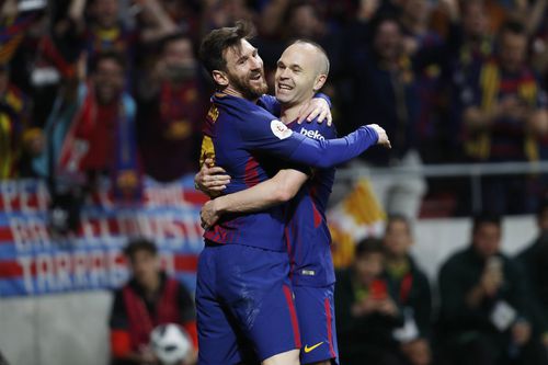 Lionel Messi și Andres Iniesta 
Foto: Imago