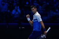 Novak Djokovic aleargă spre al șaselea titlu la Turneul Campionilor » Calificare fără emoții în semifinale