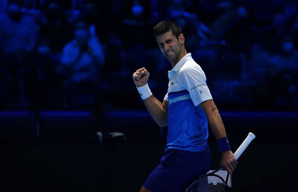 Novak Djokovic aleargă spre al șaselea titlu la Turneul Campionilor » Calificare fără emoții în semifinale