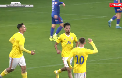 CSA Steaua și România U21 au făcut spectacol în Ghencea: 6 goluri marcate!