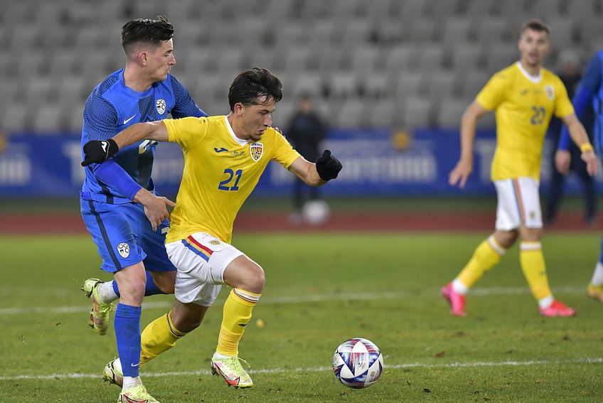 România - Slovenia 1-2 | Olimpiu Moruțan (23 de ani, mijlocaș ofensiv) susține că vrea să se impună la națională și își dorește mai mult și la nivel de club