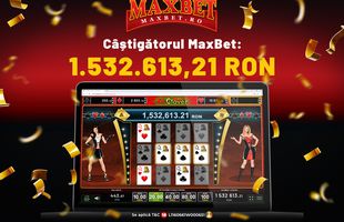 S-a scris ISTORIE! JACKPOT de 1,5 milioane RON la MaxBet.ro!