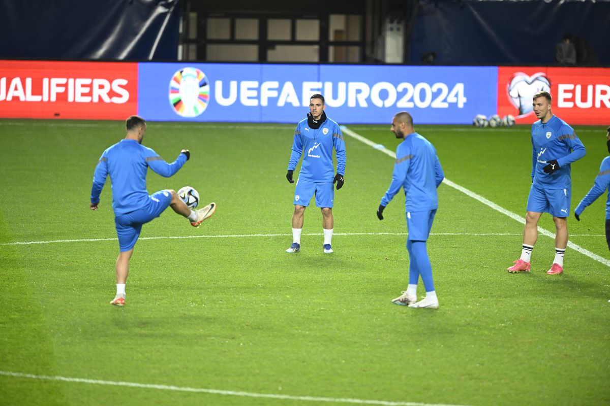 Antrenament Israel înainte de meciul cu România