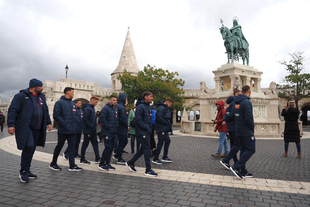 „Tricolorii” au ieșit la plimbare prin Budapesta, cu o zi înainte de Israel - România
