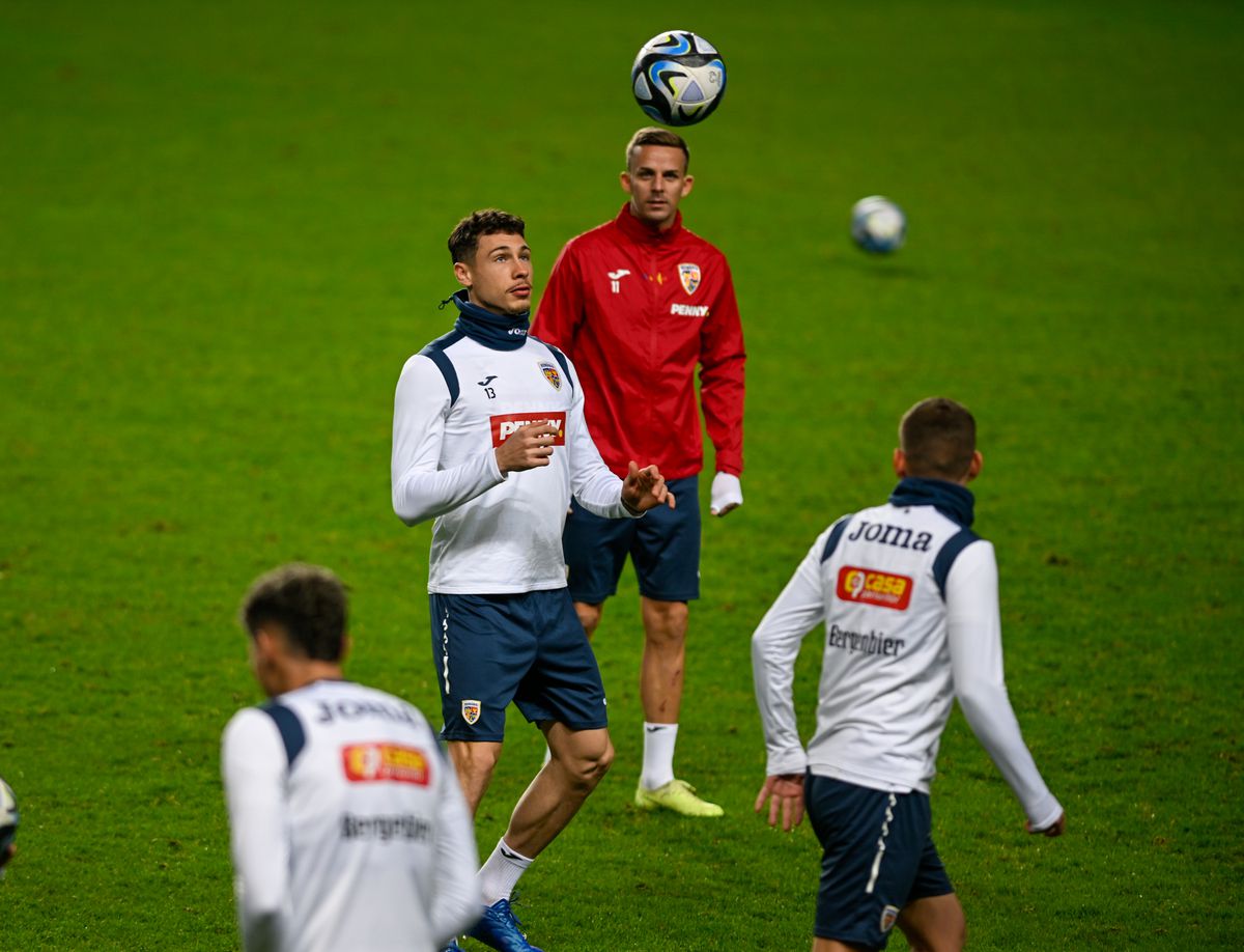 Conferință și antrenament România înainte de meciul cu Israel