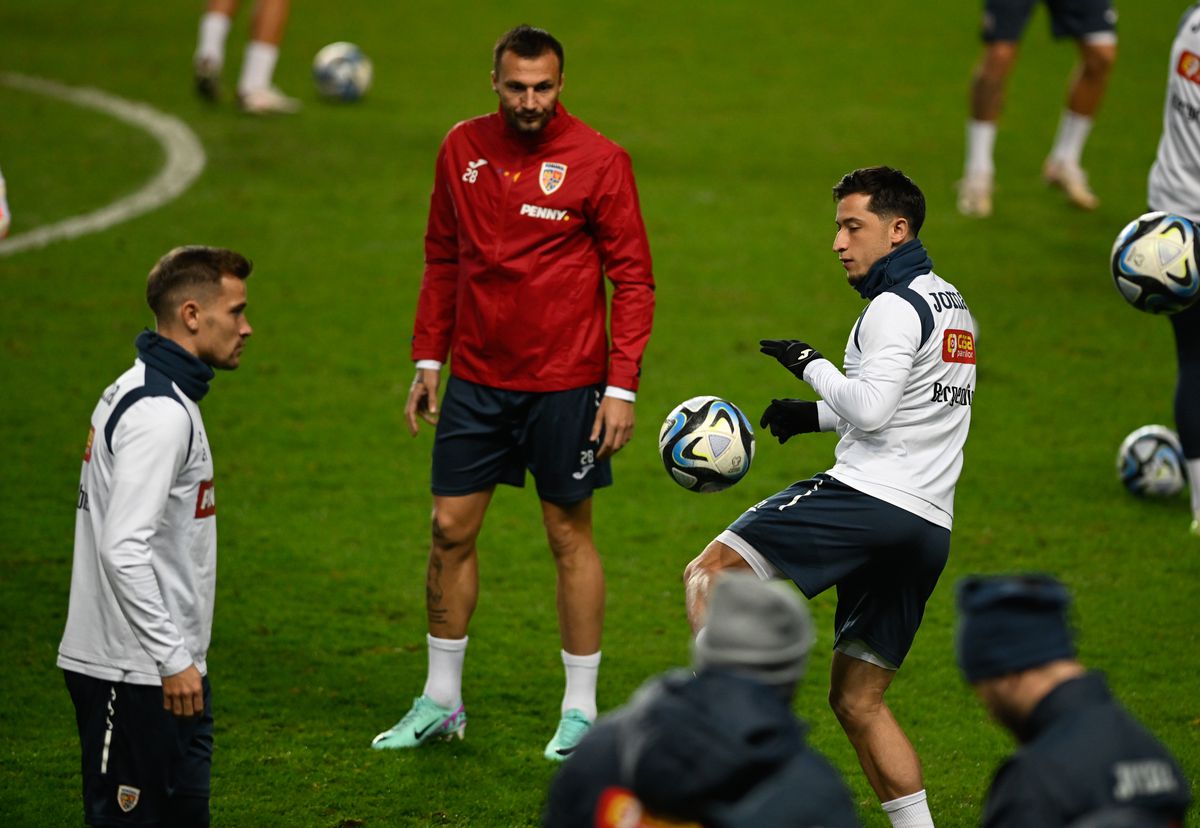 Conferință și antrenament România înainte de meciul cu Israel