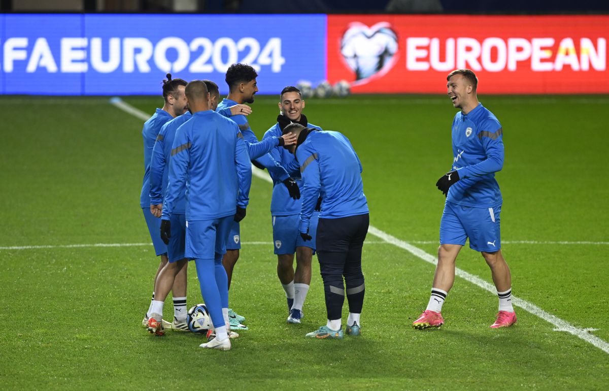 Antrenament Israel înainte de meciul cu România