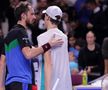 Daniil Medvedev și Jannik Sinner la finalul meciului FOTO Imago Images