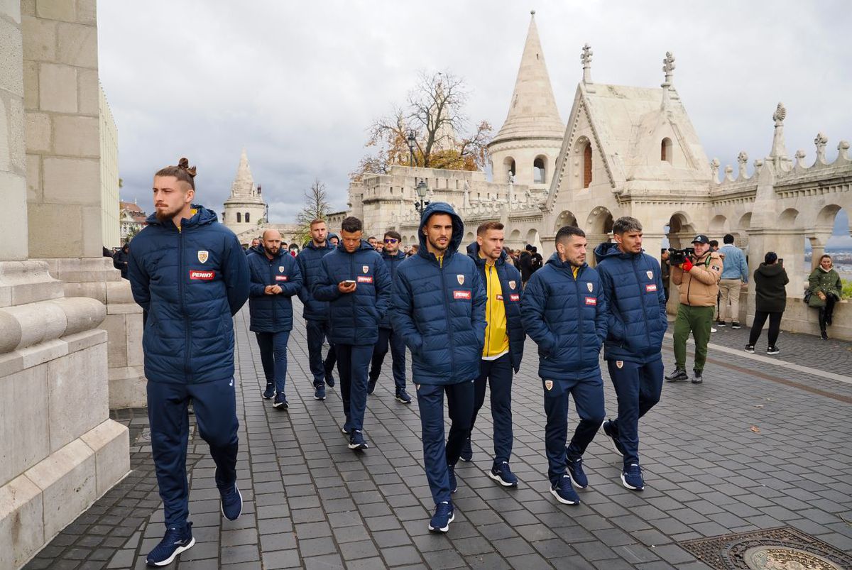 „Tricolorii” au ieșit la plimbare prin Budapesta, cu o zi înainte de Israel - România