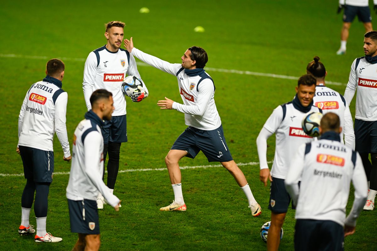 Conferință și antrenament România înainte de meciul cu Israel