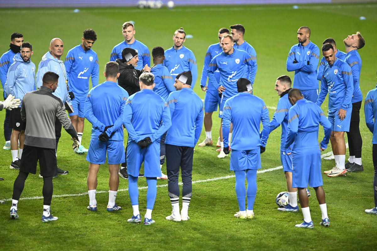 Antrenament Israel înainte de meciul cu România