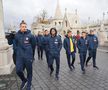 „Tricolorii” au ieșit la plimbare prin Budapesta, cu o zi înainte de Israel - România (foto: Raed Krishan/GSP)