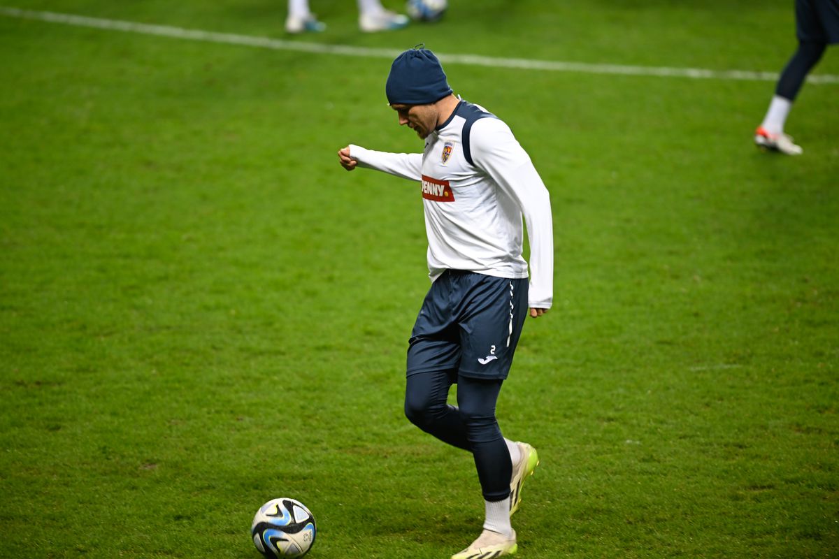 Conferință și antrenament România înainte de meciul cu Israel